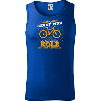 Starý muž - horské kolo - Tílko pánské Core - 2XL ( Královská modrá )
