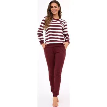 Pánské pyžamo Pyžamo Cornette 635/468 Molly 3 l/r S-2XL Hnědá XL