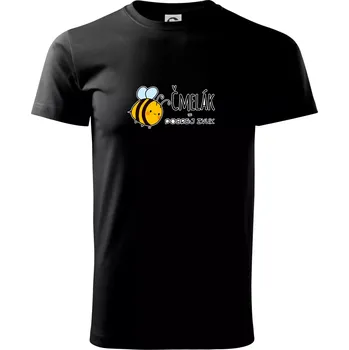 Čmelák = dobrej zvuk - Triko extra velké (5-8XL) - 8XL ( Černá )