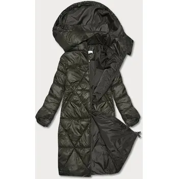 Dámská cargo bunda Dámská bunda v army zelené pro přechodné období, odstíny zelené S (36) i392_21343-46