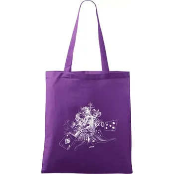 Poker skica - Taška bavlněná - 42 x 38 cm ( Fialová )