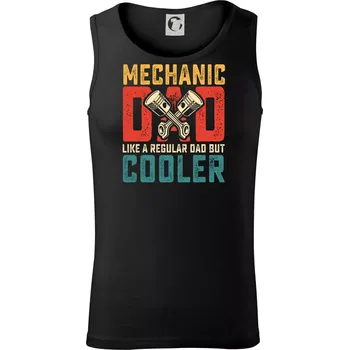 Pánské termoprádlo Mechanic dad like a regular dad but cooler - Tílko pánské Core - S ( Černá )