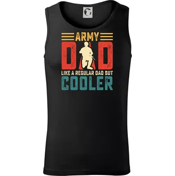 Army dad like a regular dad but cooler - Tílko pánské Core - S ( Černá )