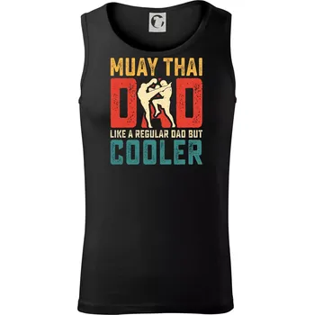 Muay thai dad like a regular dad but cooler - Tílko pánské Core - L ( Černá )
