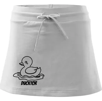 Dámská sukně Ducktor - Sportovní sukně - two in one - M ( Bílá )