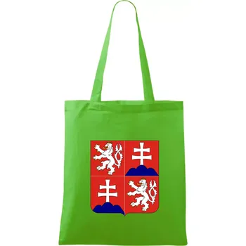 Znak Česká a Slovenská Federativní Republika 1990–1992 - Taška bavlněná - 42 x 38 cm ( Apple Green )