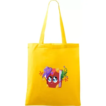 Kreslená kniha kouzelná - Taška bavlněná - 42 x 38 cm ( Žlutá )