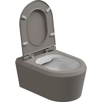 Klozet WC závěsné Cruise, rimless, dvoubarevné, zadní odpad, CRWCSOBI000030