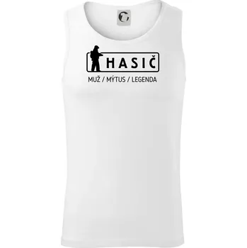 Hasič - muž mýtus legenda - Tílko pánské Core - S ( Bílá )