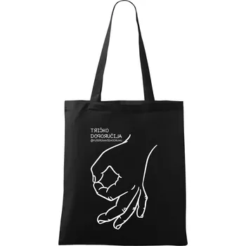 Tričko doporučila fuserinavsehodruhu - Taška bavlněná - 42 x 38 cm ( Černá )