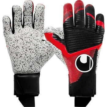 Brankářské rukavice Uhlsport POWERLINE Supergrip+ Reflex černá/červená/bílá UK 11