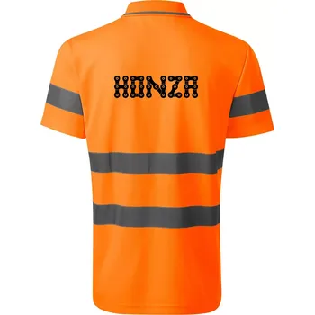 Řetěz - Vaše jméno - HV Runway 2V9 - Reflexní polokošile - M ( Neonově oranžová )