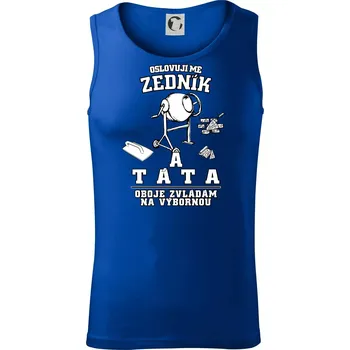 Oslovuji mě zedník a táta - Tílko pánské Core - XL ( Královská modrá )
