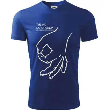 Chlapecké oblečení Tričko doporučila fuserinavsehodruhu - Dětské triko sportovní (dresovina) - 134 cm/8 let ( Královská modrá )