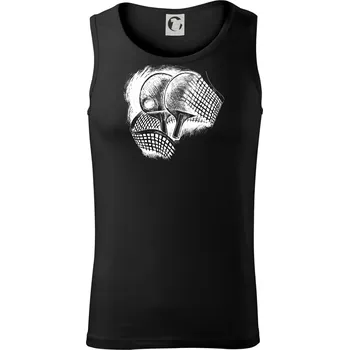 Ping pong pálky a síť - Tílko pánské Core - M ( Černá )