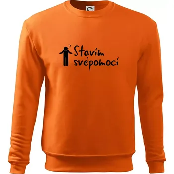 Pánská mikina Stavím svépomocí - ikona - Mikina Essential pánská - 2XL ( Oranžová )