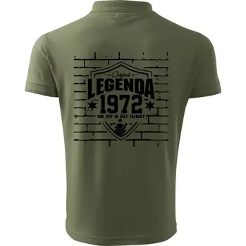 Pánská košile Zedník - legenda - 1972 - Polokošile pánská Pique Polo 203 - 5XL ( Khaki )