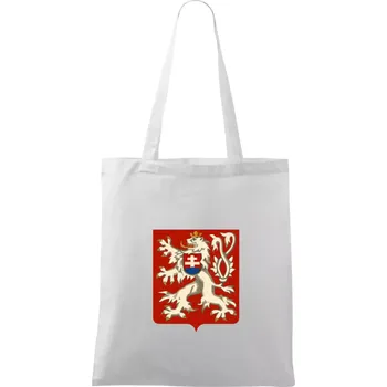 Znak malý První Republika československá 1918–1920 - Taška bavlněná - 42 x 38 cm ( Bílá )