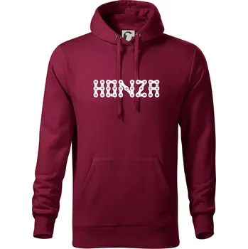 Pánská mikina Řetěz - Vaše jméno - Mikina pánská Cape s kapucí - 5XL ( Garnet )