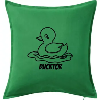 Polštář Ducktor - Polštář 50x50 - 50x50 - Pouze potah ( Středně zelená )