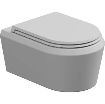 Klozet WC závěsné Cruise, rimless, bílé matné, zadní odpad, CRWCSO001