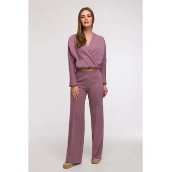 BeWear Dámské tepláky wide leg jednobarevné, m i240_211507_2:M