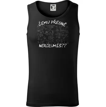 Čemu přesně nerozumíš - fyzika - Tílko pánské Core - 2XL ( Černá )