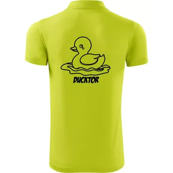 Pánská košile Ducktor - Polokošile Victory sportovní (dresovina) - 2XL ( Limetková )