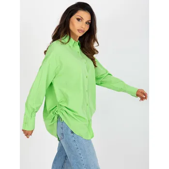 Dámská košile Dámská oversize košile světle zelená, M i523_2016103357031