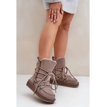 Dámská zimní obuv Sněhule Step in Style s umělým semišem a kožešinou, 36 i240_203894_2:36