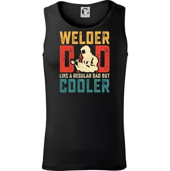 Welder dad like a regular dad but cooler - Tílko pánské Core - XL ( Černá )