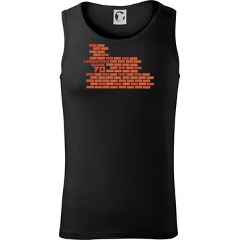 Legendární zedník 70 - Tílko pánské Core - XL ( Černá )