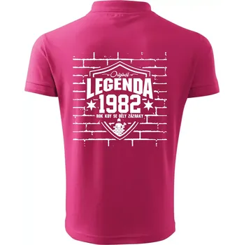 Pánská košile Zedník - legenda - 1982 - Polokošile pánská Pique Polo 203 - XL ( Purpurová )