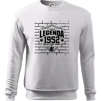 Pánská mikina Zedník - legenda - 1952 - Mikina Essential pánská - M ( Bílá )