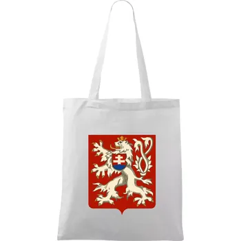 Znak ČSR - Třetí Československá republika (1945–1948) - Taška bavlněná - 42 x 38 cm ( Bílá )