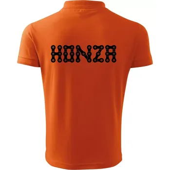 Pánská košile Řetěz - Vaše jméno - Polokošile pánská Pique Polo 203 - 4XL ( Oranžová )