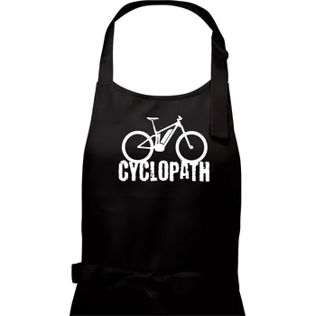 Kuchyňská zástěra Cyclopath ebike - Dámská zástěra na vaření - Univerzální velikost ( Černá )