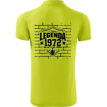 Pánská košile Zedník - legenda - 1972 - Polokošile Victory sportovní (dresovina) - 3XL ( Limetková )