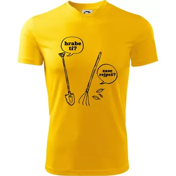 Chlapecké tričko Hrabe ti, už zase rejpeš - Dětské triko sportovní (dresovina) - 122 cm/6 let ( Žlutá )