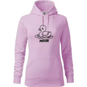Dámská mikina Ducktor - Mikina dámská Cape s kapucí - S ( Orchid )