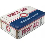 METALOWA PUSZKA APTECZKA PIERWSZA POMOC PREZENT