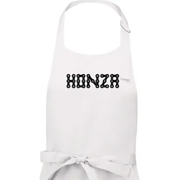 Kuchyňská zástěra Řetěz - Vaše jméno - Pánská zástěra na vaření - Univerzální velikost ( Bílá )