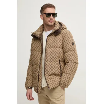 Bunda Joop! pánská, hnědá barva, zimní, 30044257 82A, vel. 52