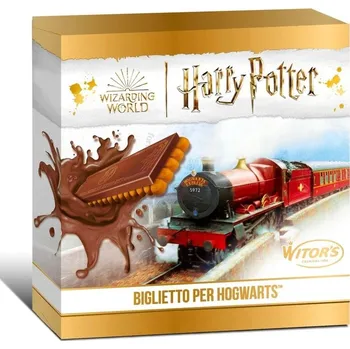 Čokoláda Witor's Sušenky s mléčnou čokoládou Jízdenka do Bradavic 126g