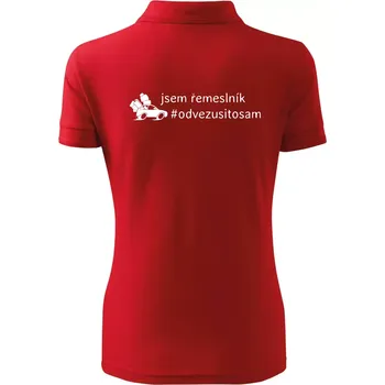 Odvezu si to sám - Polokošile dámská Pique Polo - 2XL ( Červená )