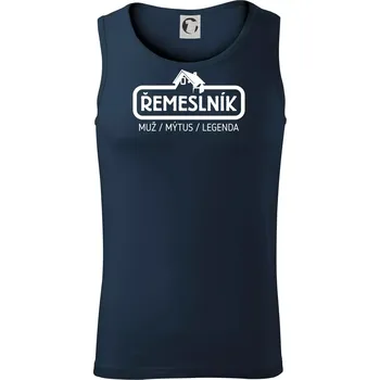 Řemeslník - muž mýtus legenda - Tílko pánské Core - L ( Námořní modrá (velmi tmavá - téměř černá) )