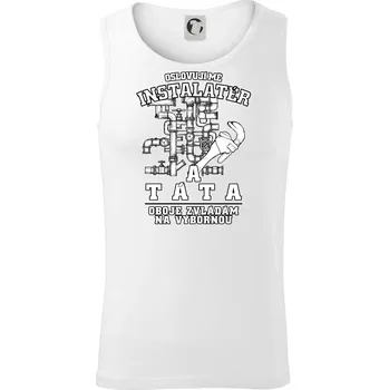 Oslovuji mě Instalatér a táta - Tílko pánské Core - 2XL ( Bílá )