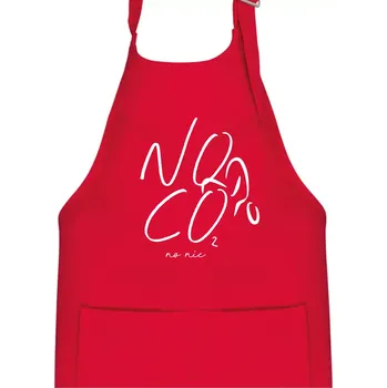 Kuchyňská zástěra No co no nic kolo - Dětská zástěra na vaření - Univerzální velikost ( Červená )