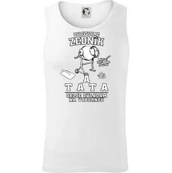 Oslovuji mě zedník a táta - Tílko pánské Core - 2XL ( Bílá )
