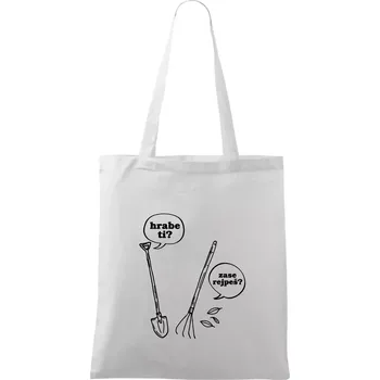 Hrabe ti, už zase rejpeš - Taška bavlněná - 42 x 38 cm ( Bílá )